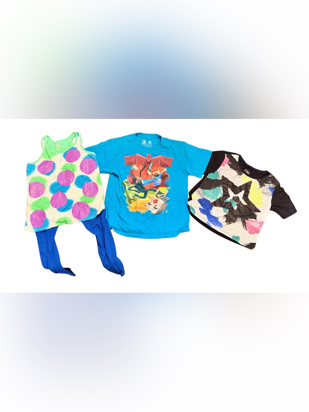 Justice Kids Blue Superhero Graphic Costume Tee
